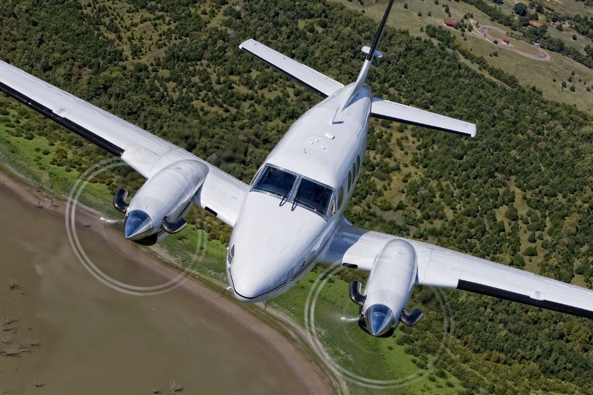 Beechcraft King Air 200 light aircraft